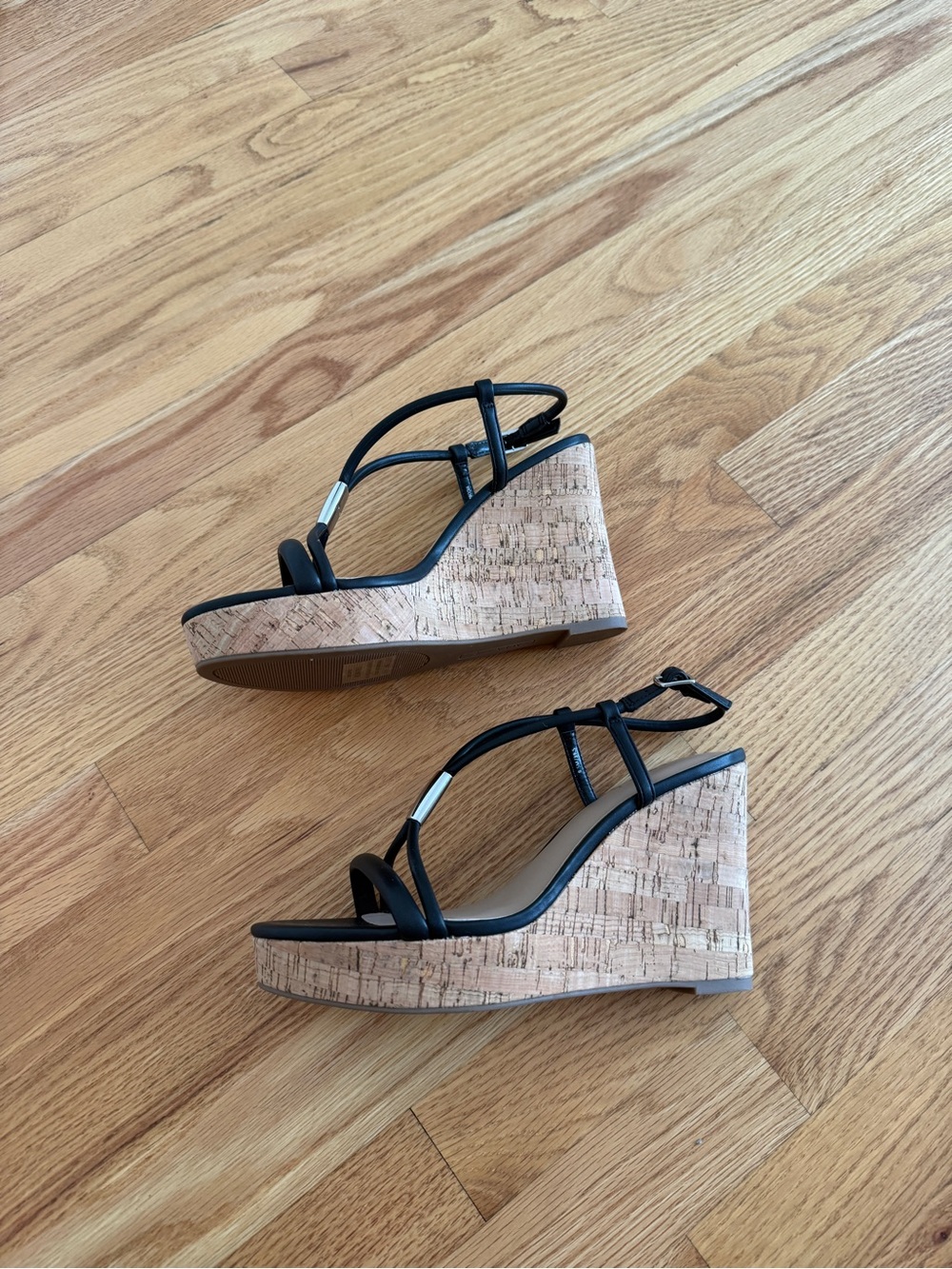 Sexy cork wedge heels sandals platforms